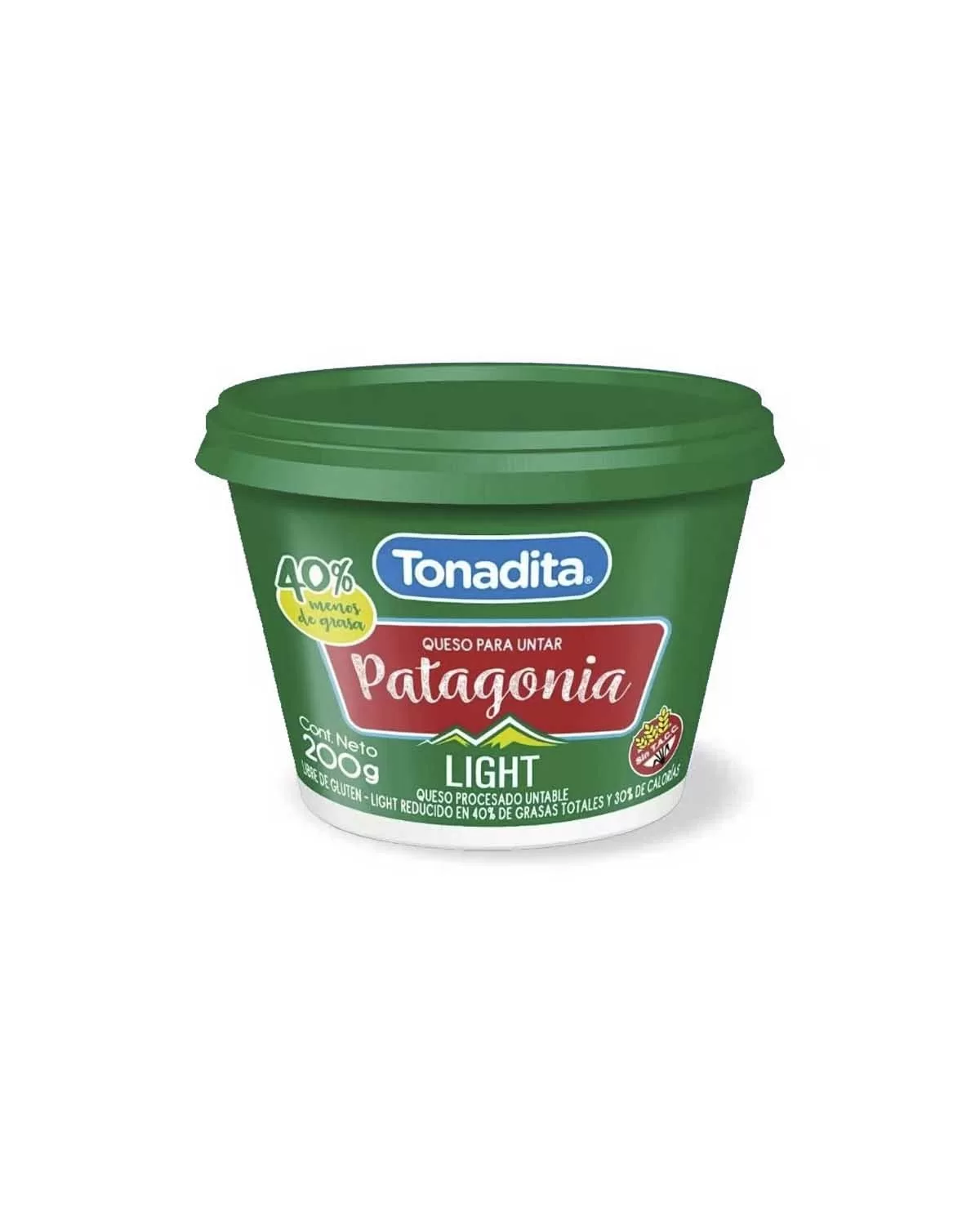 QUESO UNTABLE TONADITA PATAGONIA LIGHT